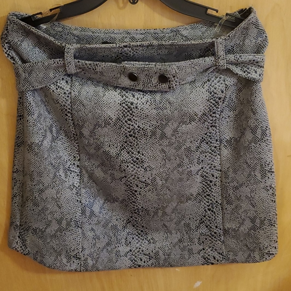 Brand New Snake Mini Skirt